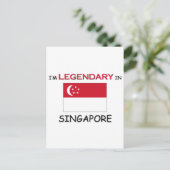 Ich wäre eher in SINGAPUR Postkarte (Stehend Vorderseite)
