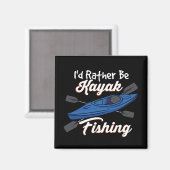 Ich wäre eher Kajakfisch. Magnet (Vorderseite/Rückseite)