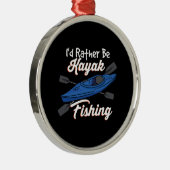 Ich wäre eher Kajakfisch. Ornament Aus Metall (Rechts)