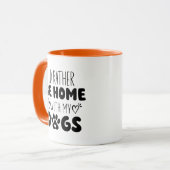 Ich wäre eher mit meinen Hunden Zuhause. Tasse (Vorderseite Links)