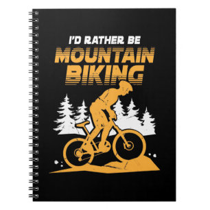 Ich wäre eher Mountainbiking Notizblock