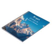 Ich wäre eher Personalisiert zum Bergsteigen Notizblock (Linke Seite)