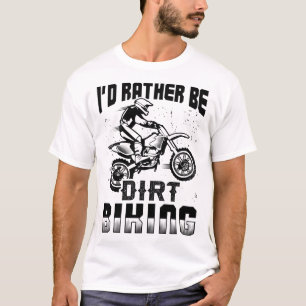 Ich wäre eher trostlos Biking Funny Motocross Bike T-Shirt