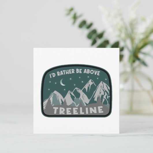 Ich wäre eher über Treeline (Stehend Vorderseite)