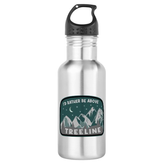 Ich wäre eher über Treeline Edelstahlflasche (Vorderseite)