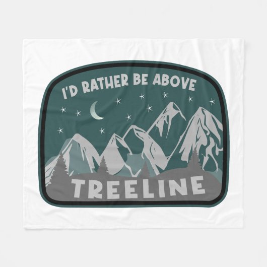 Ich wäre eher über Treeline Fleecedecke (Vorderseite (Horizontal))