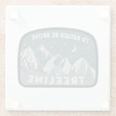 Ich wäre eher über Treeline Glasuntersetzer (Rückseite)