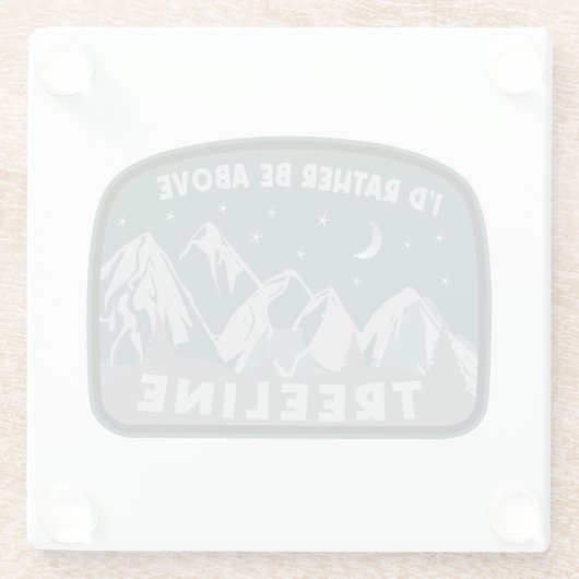 Ich wäre eher über Treeline Glasuntersetzer (Rückseite)