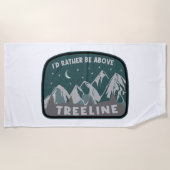 Ich wäre eher über Treeline Strandtuch (Vorderseite)