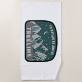 Ich wäre eher über Treeline Strandtuch (Vorderseite)