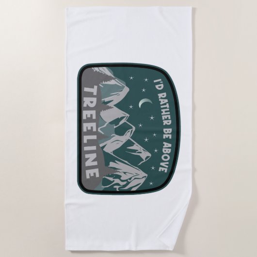 Ich wäre eher über Treeline Strandtuch (Vorderseite)