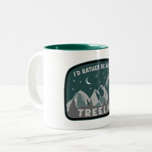 Ich wäre eher über Treeline Zweifarbige Tasse (Vorderseite Links)
