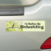 Ich wäre eher Vogelbeobachtung Autoaufkleber (Auf Auto)