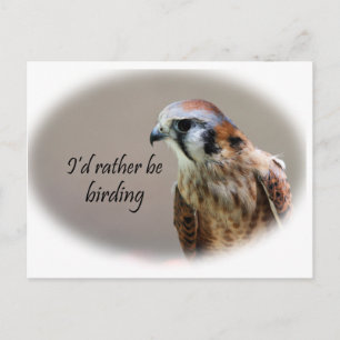 Ich wäre eher Vogelbeobachtung Postkarte