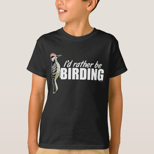 Ich wäre eher Vogelbeobachtung T-Shirt (Vorderseite)