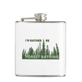 Ich wäre eher Waldbaden. Flachmann (Vorderseite)