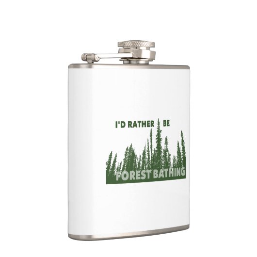 Ich wäre eher Waldbaden. Flachmann (Rechts)