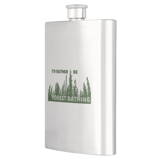 Ich wäre eher Waldbaden. Flachmann (Links)