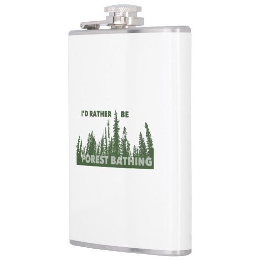 Ich wäre eher Waldbaden. Flachmann (Links)