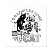 Ich wäre eher Zuhause... Gummistempel (Prägung)