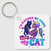 Ich wäre eher Zuhause... Schlüsselanhänger (Vorderseite)