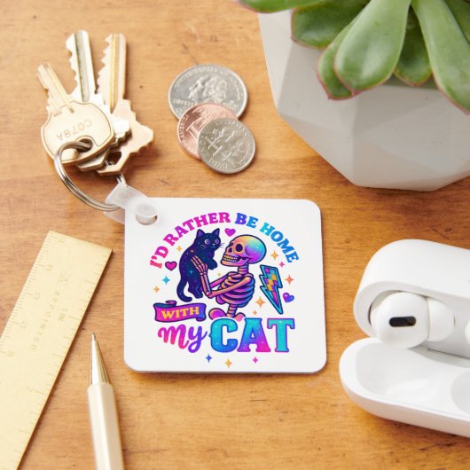 Ich wäre eher Zuhause... Schlüsselanhänger (Schreibtisch)