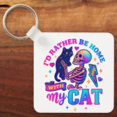 Ich wäre eher Zuhause... Schlüsselanhänger (Vorderseite)