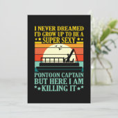 Ich wäre ein Bootsführer, der Sailor Cruise Lover  Dankeskarte (Stehend Vorderseite)