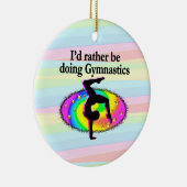 ICH WÄRE EIN GYMNAST. KERAMIK ORNAMENT (Rechts)