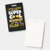 Ich wäre ein superCooler Busfahrer Ausweis (Front & Back)