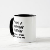 Ich wäre eine Kaffee-Tasse des Morgens Tasse (Vorderseite Links)