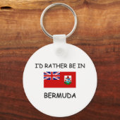 Ich wäre lieber auf Bermuda Schlüsselanhänger (Vorderseite)