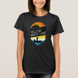 Ich wäre lieber auf dem Yellow Birch Lake Wisconsi T-Shirt