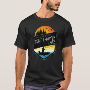 Ich wäre lieber auf South Harper Lake Wisconsin Fi T-Shirt