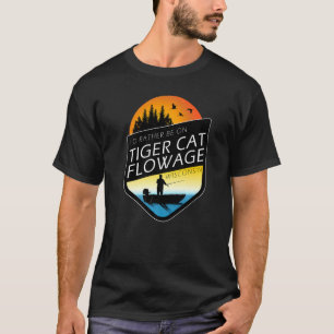 Ich wäre lieber auf Tiger Cat Flowage Wisconsin Fi T-Shirt
