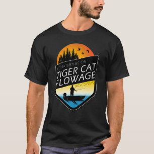 Ich wäre lieber auf Tiger Cat Flowage Wisconsin Fi T-Shirt