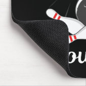 Ich wäre lieber Bowling spielen Mousepad (Ecke)