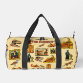 Ich wäre lieber im Museum Duffle Bag (Rückseite)