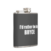 Ich wäre lieber im Nationalpark Bryce Canyon Flachmann (Rechts)