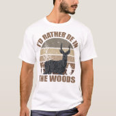 Ich wäre lieber im Wald T-Shirt (Vorderseite)