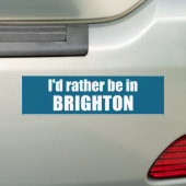 Ich wäre lieber in Brighton Utah Autoaufkleber (Auf Auto)