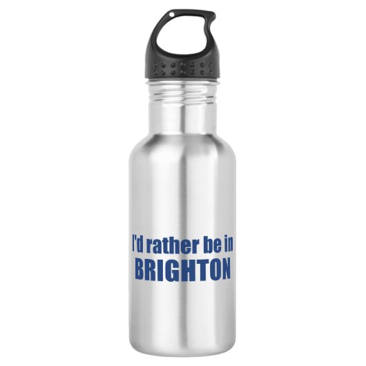 Ich wäre lieber in Brighton Utah Edelstahlflasche (Vorderseite)