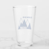 Ich wäre lieber in Cascade Idaho Mountain Glas (Rückseite)