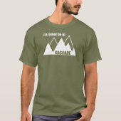 Ich wäre lieber in Cascade Idaho Mountain T-Shirt (Vorderseite)