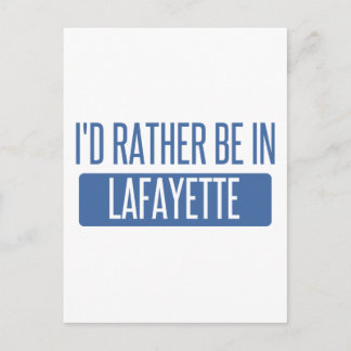 Ich wäre lieber in Lafayette LA Postkarte