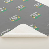 Ich wäre lieber in meinem Garten Sherpadecke (3/4)