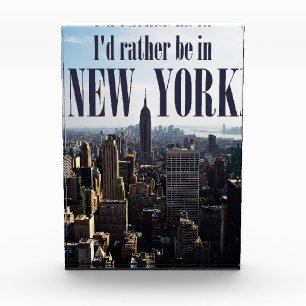 "Ich wäre lieber in New York" Foto Block