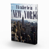 "Ich wäre lieber in New York" Foto Block (Rechts)