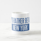 Ich wäre lieber in New York Kaffeetasse (Mittel)