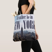 "Ich wäre lieber in New York"-Taschen Tasche (Von Nahem)